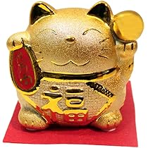 ６号小判猫　金　右手上げ　招き猫 [金運招福]　貯金箱 6号小判猫 金 右手上げ 招き猫 [金運招福] 貯金箱 - メルカリ